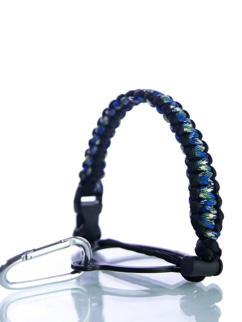 Parachute Cord Hydro Bottle Strap Blue/Black from Hogg
